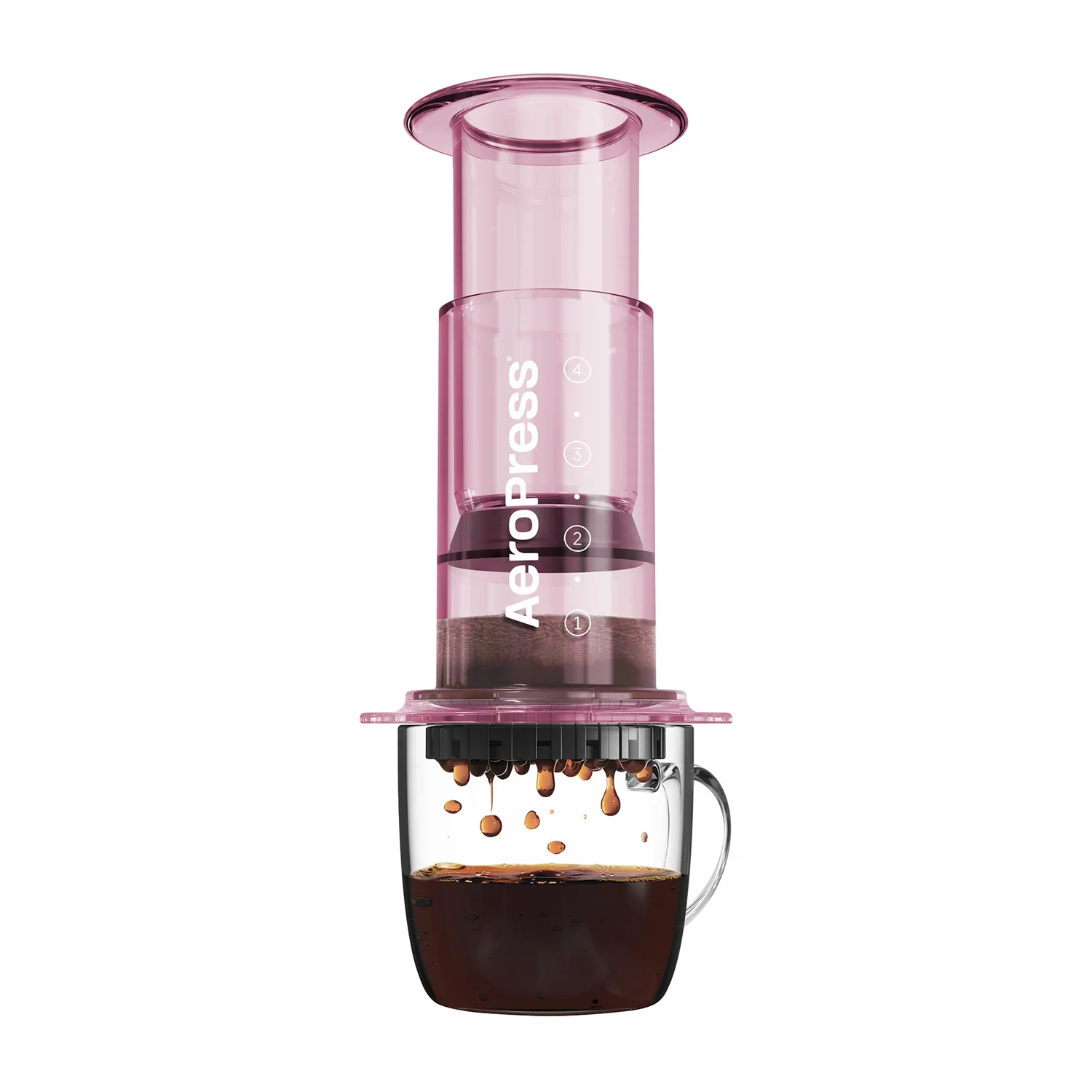 AeroPress - Clear Pink Coffee Maker - Image 2